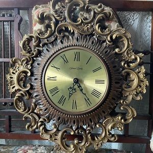 Vintage Burwood Ornate Clock